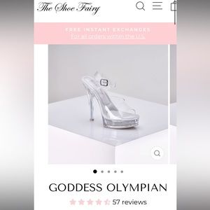 THE SHOE FAIRY GODDESS OLYMPIAN COMPETITION HEELS